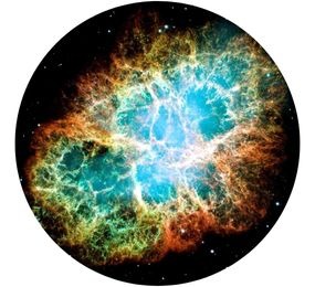 The Crab Nebula (also known as Messier 1, or M1) is about 6,500 light-years away in the constellation Taurus. Image credit: NASA, ESA, J. Hester and A. Loll (Arizona State University)
