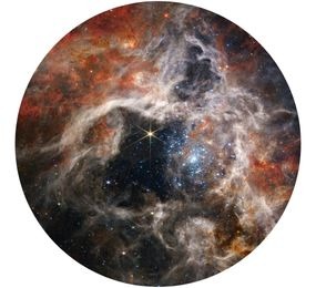 The Tarantula Nebula (also known as NGC 2070, Caldwell 103, or 30 Doradus) is 170,000 light-years away in the Dorado constellation. Image credit: NASA, ESA, CSA, STScI, Webb ERO Production Team
