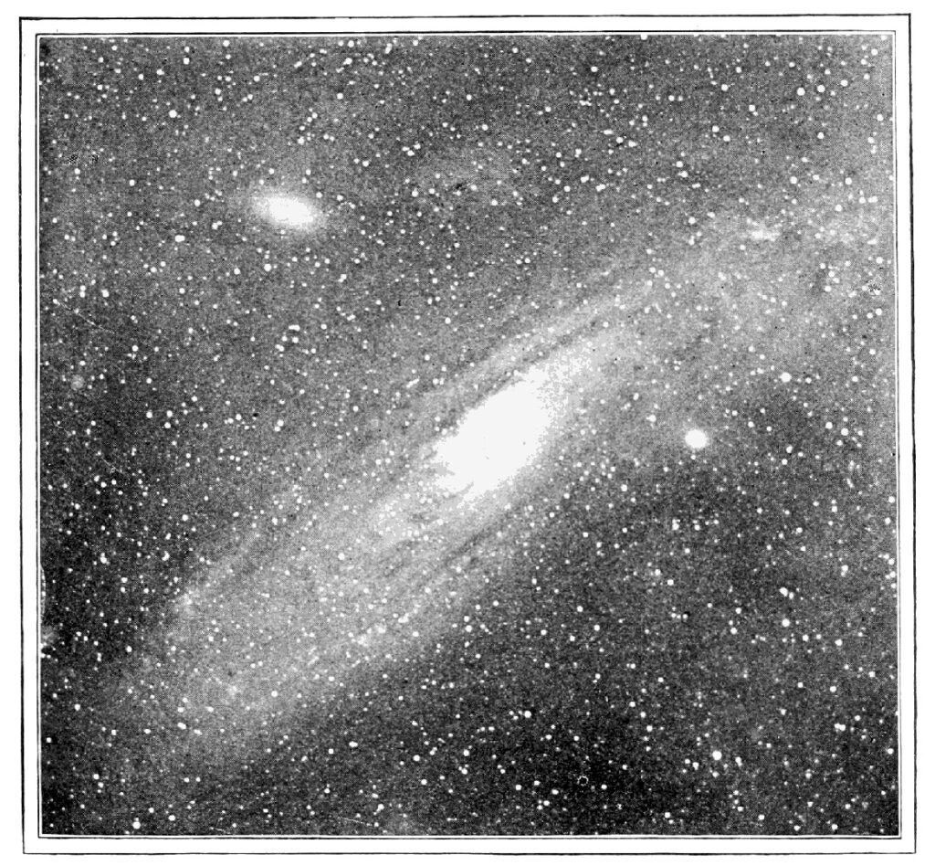 The Great Andromeda Nebula, photographed in 1900.
