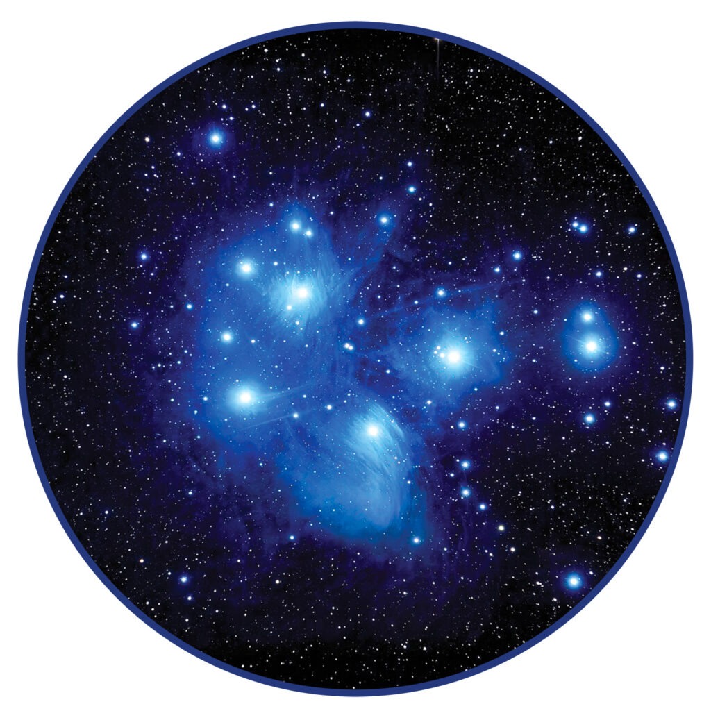 M45, the Pleiades as imaged by the Killarney Provincial Park Observatory Complex.