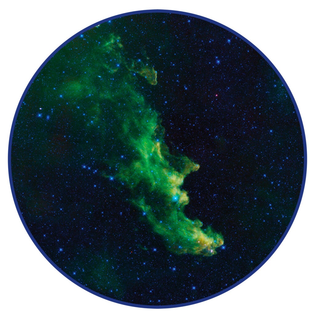 IC 2118 is a cloud of dust and gas that slightly resembles a witch's head NebulaThe Witch Head Nebula
