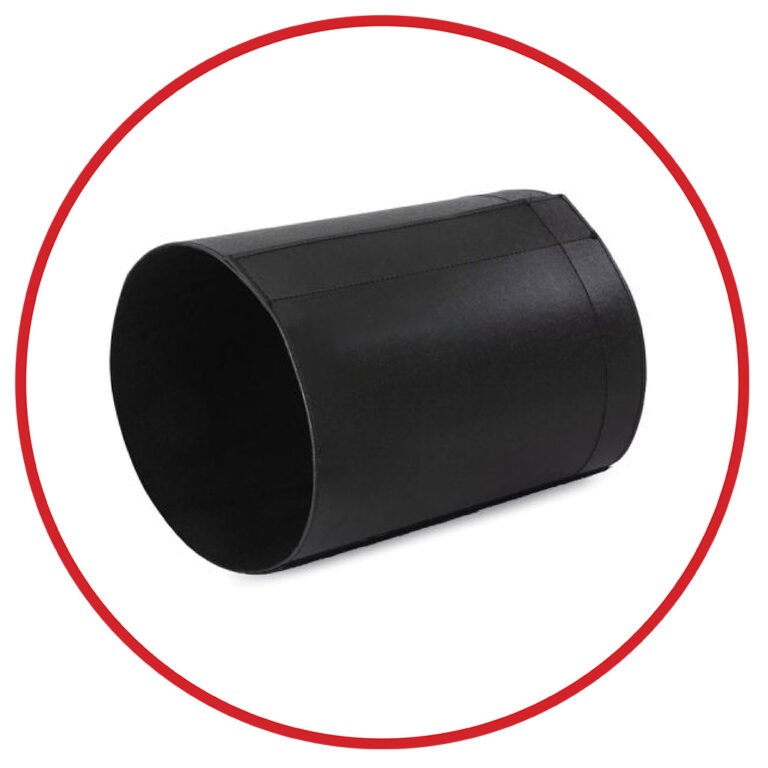 Image shows a dew shield for a telescope