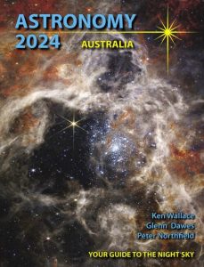 Image shows the front over of the Astronomy 2024 yearbook from Quasar Publishing.